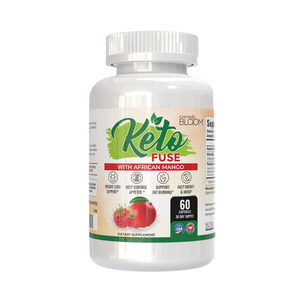 KetoFuse con mango africano: suplemento dietético (60 cápsulas) 